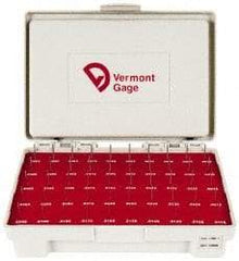 Vermont Gage - 50 Piece, 0.0115-0.0605 Inch Diameter Plug and Pin Gage Set - Minus 0.0002 Inch Tolerance, Class ZZ - Industrial Tool & Supply