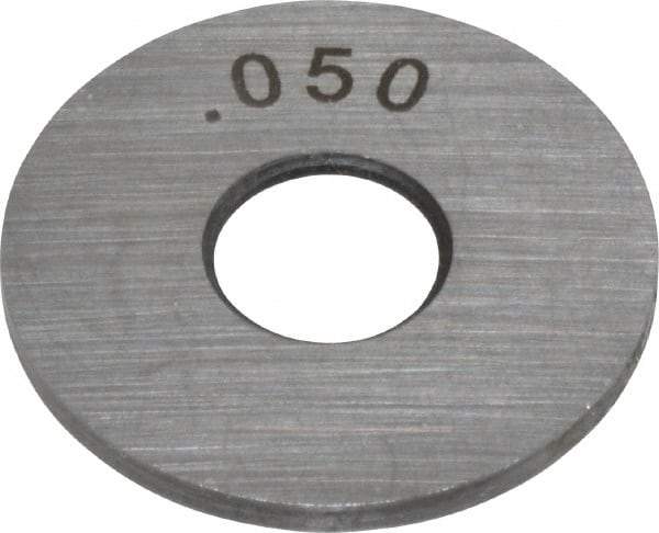 Value Collection - 0.05" Round Steel Spacer Block - Accuracy Grade B - Industrial Tool & Supply
