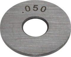 Value Collection - 0.05" Round Steel Spacer Block - Accuracy Grade B - Industrial Tool & Supply