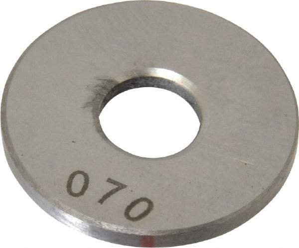 Value Collection - 0.07" Round Steel Spacer Block - Accuracy Grade B - Industrial Tool & Supply