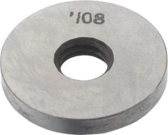 Value Collection - 0.108" Round Steel Spacer Block - Accuracy Grade B - Industrial Tool & Supply