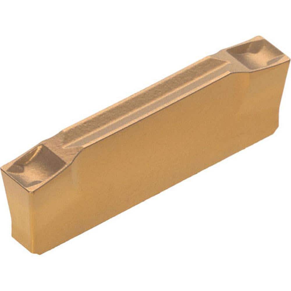 Grooving Insert: WGEGE T9225, Solid Carbide Al2O3 Finish, Neutral, 0.079″ Cutting Width, Series WGE