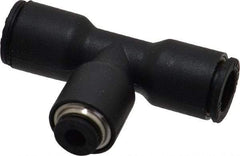 Legris - 1/8 x 1/4" Outside Diam, Nylon Push-to-Connect Union Tee - 290 Max psi - Industrial Tool & Supply