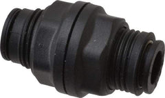Legris - 1/4" Outside Diam, Nylon Push-to-Connect Tube Bulkhead Union - 290 Max psi - Industrial Tool & Supply