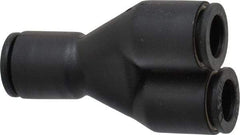 Legris - 5/16" Outside Diam, Nylon Push-to-Connect Union Y - 290 Max psi - Industrial Tool & Supply
