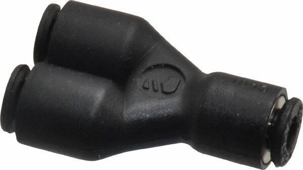 Legris - 1/8" Outside Diam, Nylon Push-to-Connect Tube Union Y - 290 Max psi - Industrial Tool & Supply