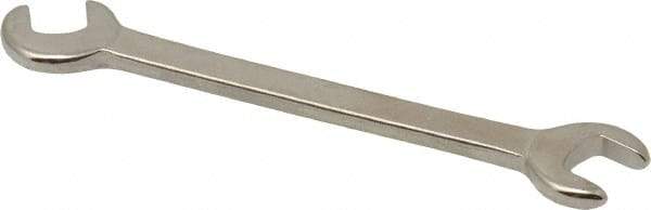 Proto - 5/16" x 9/32" Standard Ignition Open End Wrench - 3-1/2" OAL, Double End, Satin Finish, 15° & 60° Head Angle - Industrial Tool & Supply