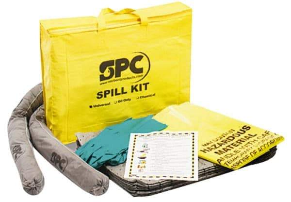Brady SPC Sorbents - 5 Gal Capacity Universal Spill Kit - Bag - Industrial Tool & Supply