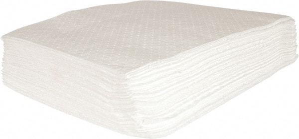 Brady SPC Sorbents - 73 Gal Capacity per Package, Oil Only Pad - 39" Long x 33" Wide, Polypropylene - Industrial Tool & Supply