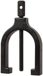 Value Collection - 1-1/4 Inch Max Capacity of V, 2 Inch Long x 1-1/2 Inch Wide x 1-1/2 Inch High, V-Block Clamp - 90° V Angle, Cast Iron Clamp, Use with Series 030 V-Block - Industrial Tool & Supply