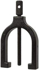 Value Collection - 1-1/4 Inch Max Capacity of V, 2 Inch Long x 1-1/2 Inch Wide x 1-1/2 Inch High, V-Block Clamp - 90° V Angle, Cast Iron Clamp, Use with Series 030 V-Block - Industrial Tool & Supply