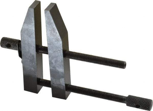 Value Collection - 2-3/4" Max Capacity, 4" Jaw Length, Parallel Clamp - Hardened Steel - Industrial Tool & Supply
