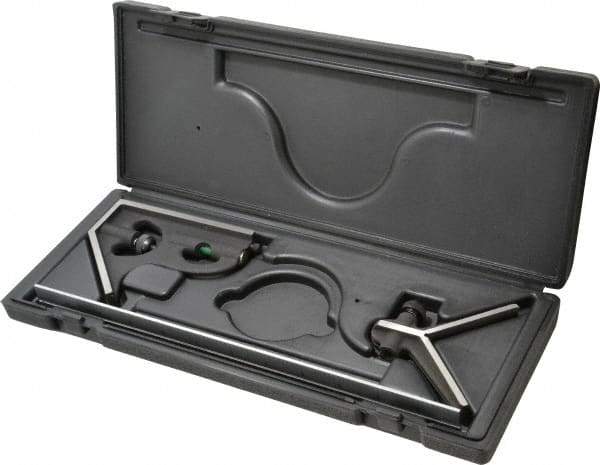 TESA Brown & Sharpe - 3 Piece, 12" Combination Square Set - 1/16, 1/32, 1/64 & 1/8" (4R) Graduation, Hardened Steel Blade, Hardened Steel Center & Square Head - Industrial Tool & Supply