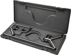 TESA Brown & Sharpe - 3 Piece, 12" Combination Square Set - 1/16, 1/32, 1/64 & 1/8" (4R) Graduation, Hardened Steel Blade, Hardened Steel Center & Square Head - Industrial Tool & Supply