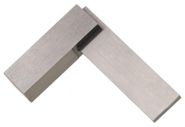 Value Collection - 5" Blade Length, 3" Base Length Steel Square - 0.0003" Accuracy - Industrial Tool & Supply
