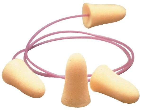 Moldex - Disposable, Corded, 33 dB, Taper End Earplugs - Orange, 100 Pairs - Industrial Tool & Supply