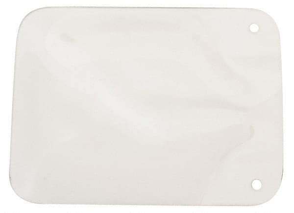 PRO-SAFE - Polycarbonate Flat Shield - 16" Wide x 20" Long x 1/8" Thick, Magnetic Base, For General Purpose Use - Industrial Tool & Supply