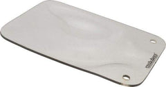 PRO-SAFE - Polycarbonate Concave Shield - 6" Wide x 8" Long x 1/8" Thick, Magnetic Base, For General Purpose Use - Industrial Tool & Supply