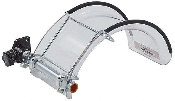 Flexbar - 8 Inch Long x 6-1/4 Inch Wide x 7.8 Inch High/Thick Lexan Replacement Shield - For Use With Flexbar - Latheguard Shield - Industrial Tool & Supply