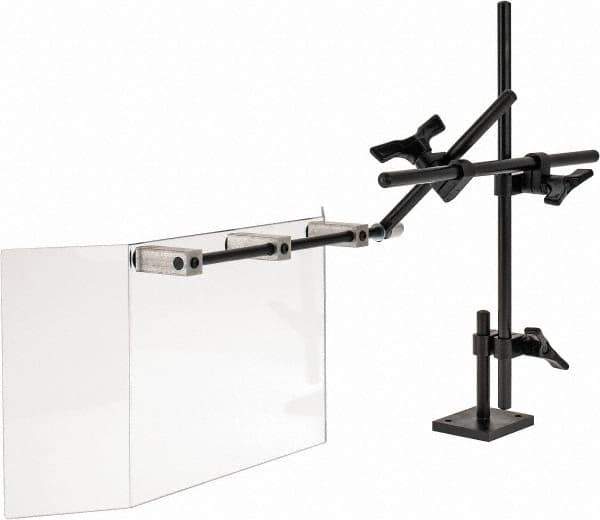 Flexbar - Milling Machine Guards Type: Visor Guard with Base Shield Width (Inch): 8 - Industrial Tool & Supply