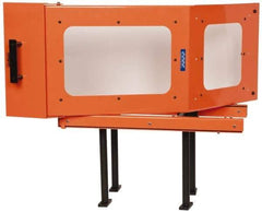 Flexbar - 10 to 40 Inch Max Chuck Size, Lathe Guard - 19-3/4 Inch Wide - Industrial Tool & Supply