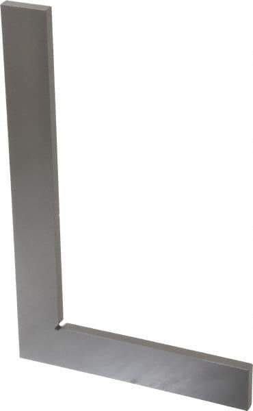Value Collection - 8-1/2" Blade Length, 5-1/8" Base Length Tool Steel Square - 0.0016" Accuracy - Industrial Tool & Supply