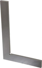 Value Collection - 8-1/2" Blade Length, 5-1/8" Base Length Tool Steel Square - 0.0016" Accuracy - Industrial Tool & Supply