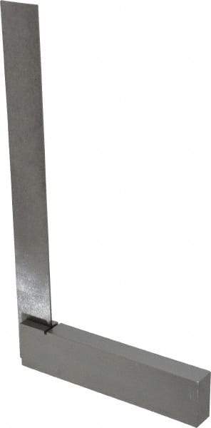Value Collection - 9" Blade Length, 6-9/32" Base Length Steel Square - Industrial Tool & Supply