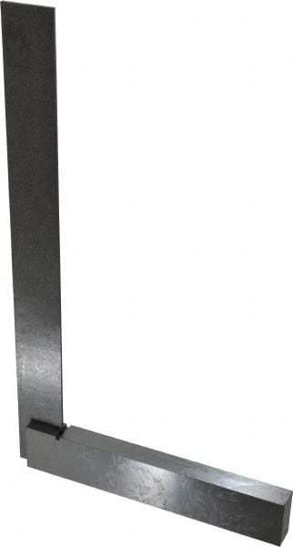 Value Collection - 12" Blade Length, 8-1/4" Base Length Steel Square - Industrial Tool & Supply