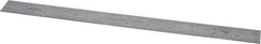 PEC Tools - 12" Long, 1/100, 1/64, 1/32, 1/10" Graduation, Rigid Steel Rule - 5R Graduation Style, 1" Wide, Silver, Satin Chrome Finish - Industrial Tool & Supply