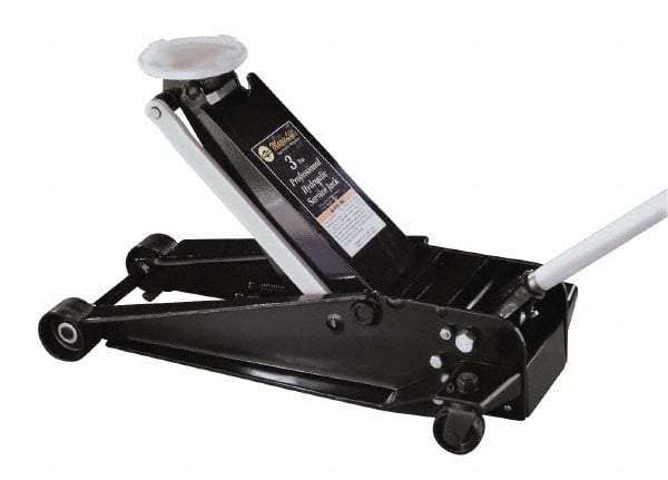 Omega Lift Equipment - 3 Ton Capacity Service Floor Jack - 4 to 23" High - Industrial Tool & Supply