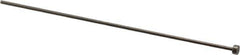 Gibraltar - 1.5mm Pin Diam, 4mm Head Diam x 2mm Head Height, 100mm OAL, Straight Ejector Pin - Steel, 98mm Pin Length - Industrial Tool & Supply