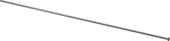 Gibraltar - 2.2mm Pin Diam, 4mm Head Diam x 2mm Head Height, 250mm OAL, Straight Ejector Pin - Steel, 248mm Pin Length - Industrial Tool & Supply