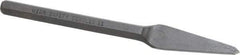 Mayhew - 5-1/2" OAL x 1/8" Blade Width Cape Chisel - Industrial Tool & Supply