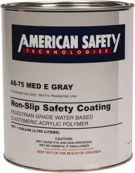 American Safety Technology - 1 Gal Gray Antislip Epoxy - Industrial Tool & Supply