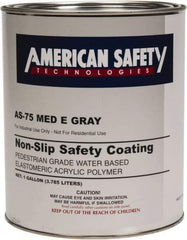 American Safety Technology - 1 Gal Gray Antislip Epoxy - Industrial Tool & Supply