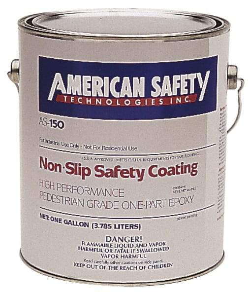 American Safety Technology - 1 Gal Black Antislip Epoxy - Industrial Tool & Supply