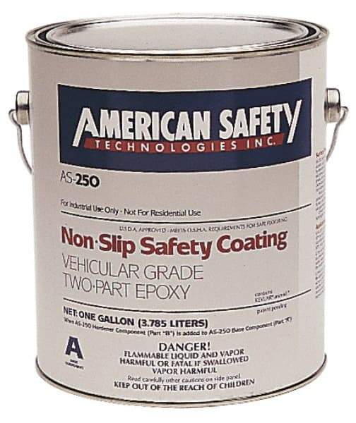 American Safety Technology - 5 Gal Black Antislip Epoxy - Industrial Tool & Supply