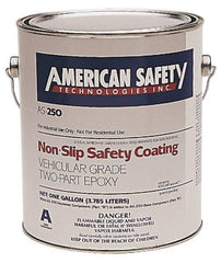 American Safety Technology - 5 Gal Gray Antislip Epoxy - Industrial Tool & Supply
