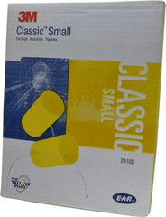 3M - Disposable, Uncorded, 29 dB, Barrel Earplugs - Yellow, 200 Pairs - Industrial Tool & Supply