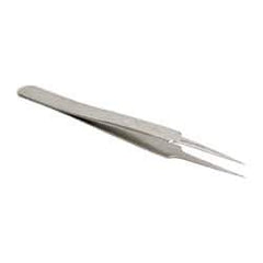 Erem - 4-1/2" OAL 5-SA Precision Tweezers - Micro Fine Taper Point - Industrial Tool & Supply