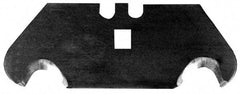 U.S. Blade - 5 Piece Steel Hook Blade - 2" OAL, 0.025" Blade Thickness - Industrial Tool & Supply