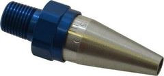 Vortec - Blow Gun OSHA Air Saver Nozzle - 1/8 NPT, 1-7/8" Long, Aluminum - Industrial Tool & Supply