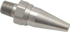 Vortec - Blow Gun OSHA Air Saver Nozzle - 1/8 NPT, 1-7/8" Long, Stainless Steel - Industrial Tool & Supply