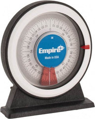 Empire Level - 360° Measuring Range, Magnetic Base Dial Protractor - Industrial Tool & Supply