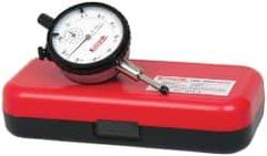SPI - 1/2" Range, 0-25-0, 0-50 Dial Reading, 0.0005" Graduation Dial Drop Indicator - 2-1/4" Dial, 0.1" Range per Revolution, Revolution Counter, Includes NPL Traceability Certification - Industrial Tool & Supply