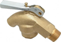 Value Collection - 3/4" NPT Brass Rigid Drum Faucet - Internal Arrester, Self Closing - Industrial Tool & Supply