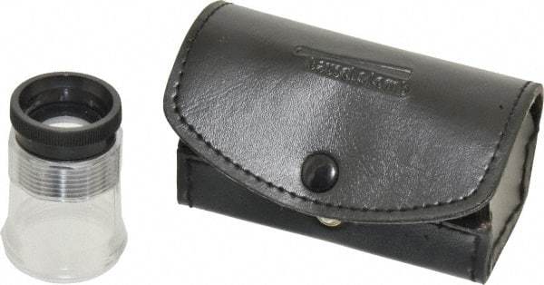 Bausch & Lomb - 7x Magnification, 1-1/2 Inch Focal Distance, Glass Lens, Handheld Magnifier - 1 Lens, Round - Industrial Tool & Supply