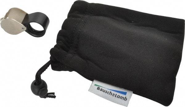 Bausch & Lomb - 10x Magnification, 15.8 mm Lens Diameter, Triplet Glass Lens Loupe - 1 Lens, 1 Inch Focal Length - Industrial Tool & Supply