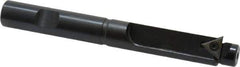 APT - 19/32 Inch Diameter, Solid Pilot, Straight 1/2 Inch Shank Diameter, 1 Insert, Indexable Counterbore - 4-3/8 Inch Overall Length, TPGH 215 Insert - Industrial Tool & Supply